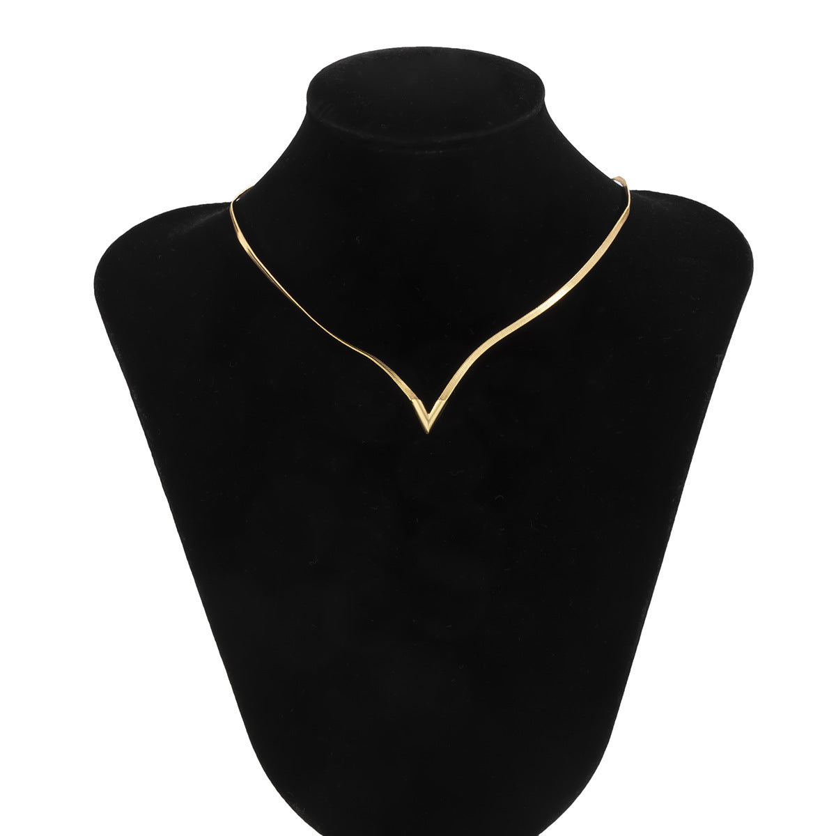 All Match Fashion V Shaped Chain Clavicle