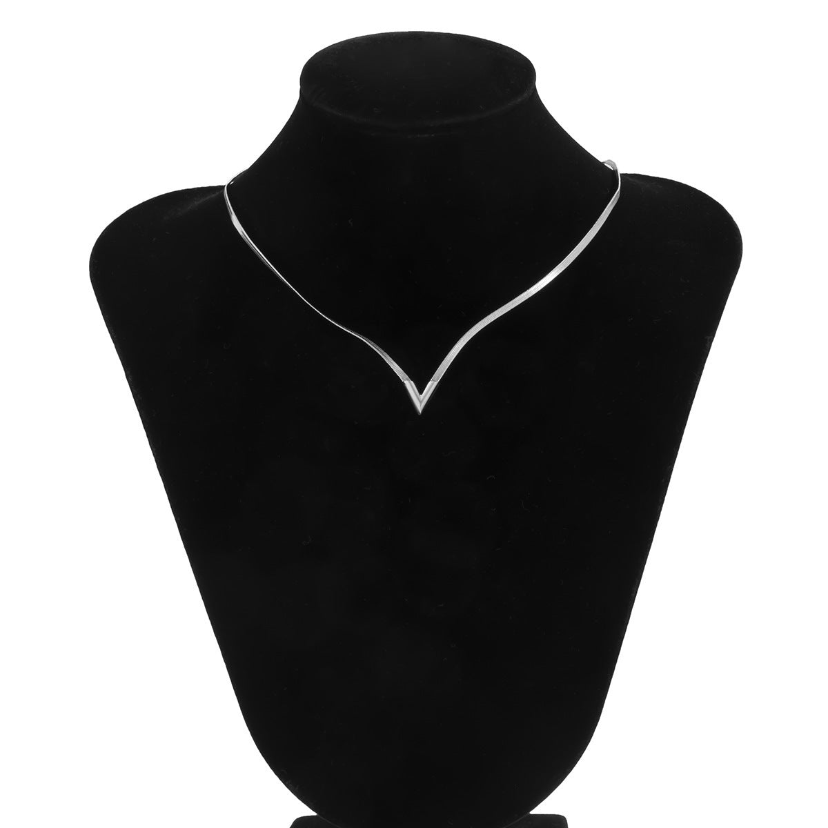 All Match Fashion V Shaped Chain Clavicle